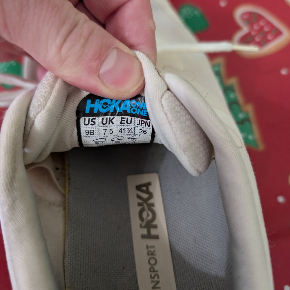 HOKA White Shoes